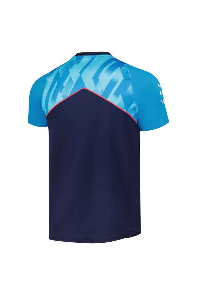 Men's Umbro Navy/Light Blue Williams Racing 2023 Training Jersey, Alternate, color, Navy