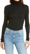 Splendid Cotton Blend Turtleneck