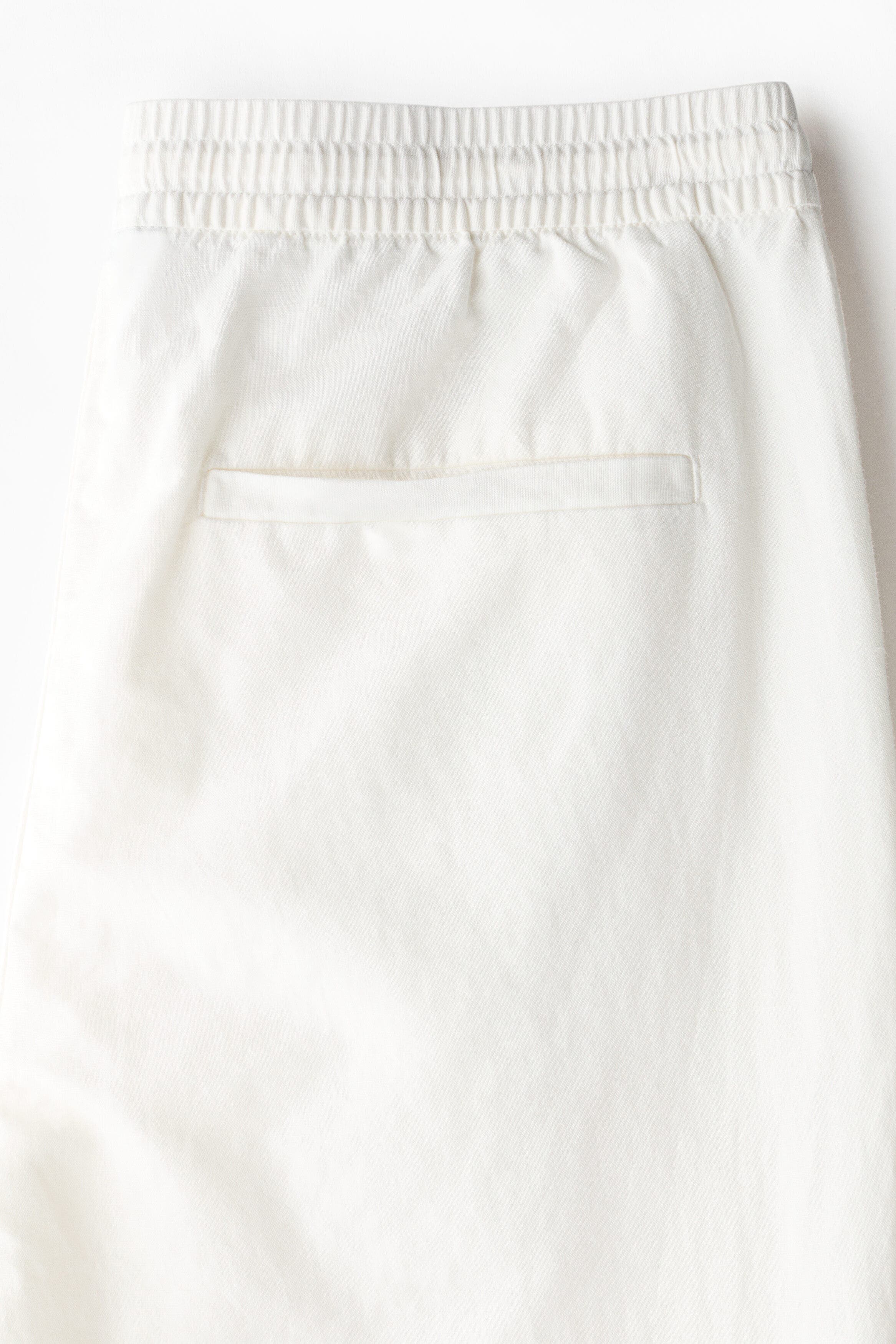 Regular-fit linen-blend pants - image 4