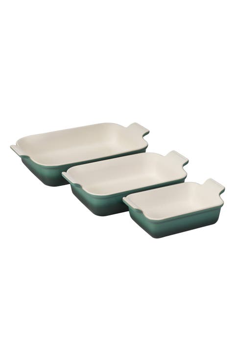 The Heritage Set of 3 Rectangular Baking Dishes