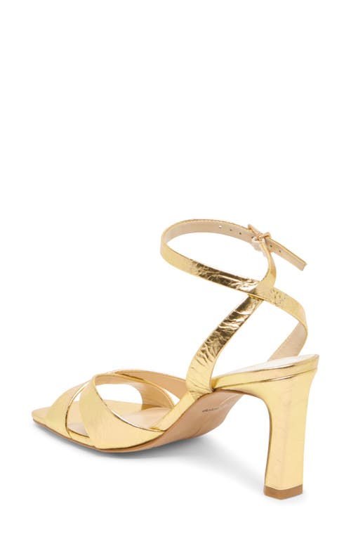 Dolce Vita Gwin Ankle Strap Sandal In Gold
