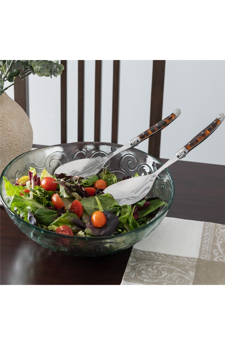 FRENCH HOME 2-Piece Salad Serving Set, Alternate, color, Tortoise Shell