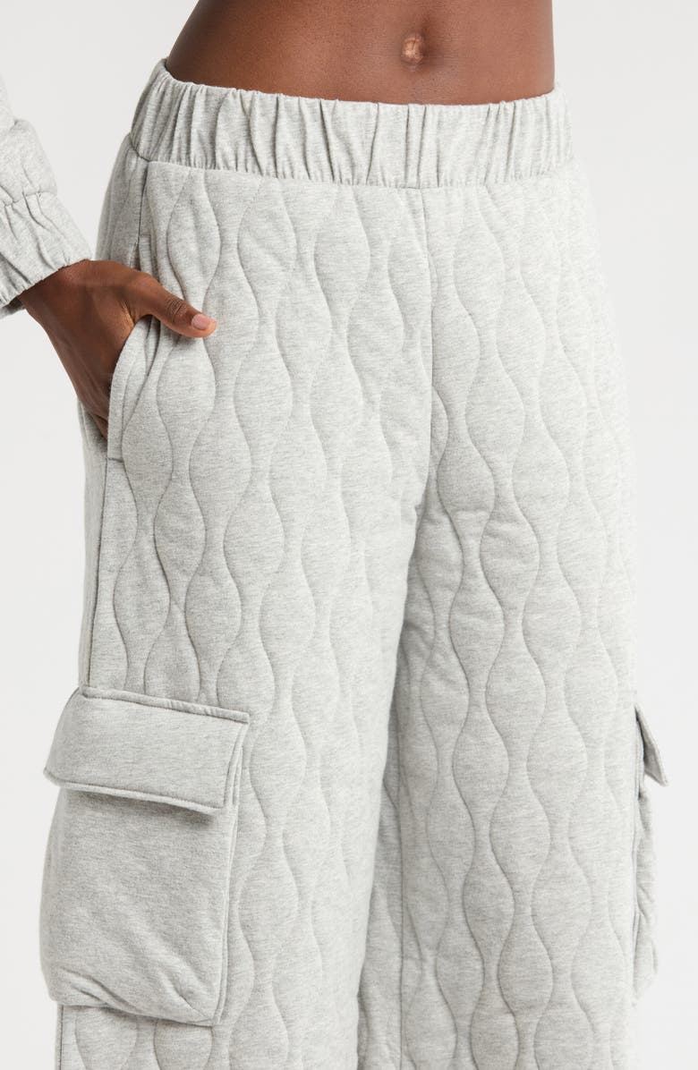 UGG<sup>®</sup> Dejah Quilted Cargo Lounge Pants, Alternate, color,