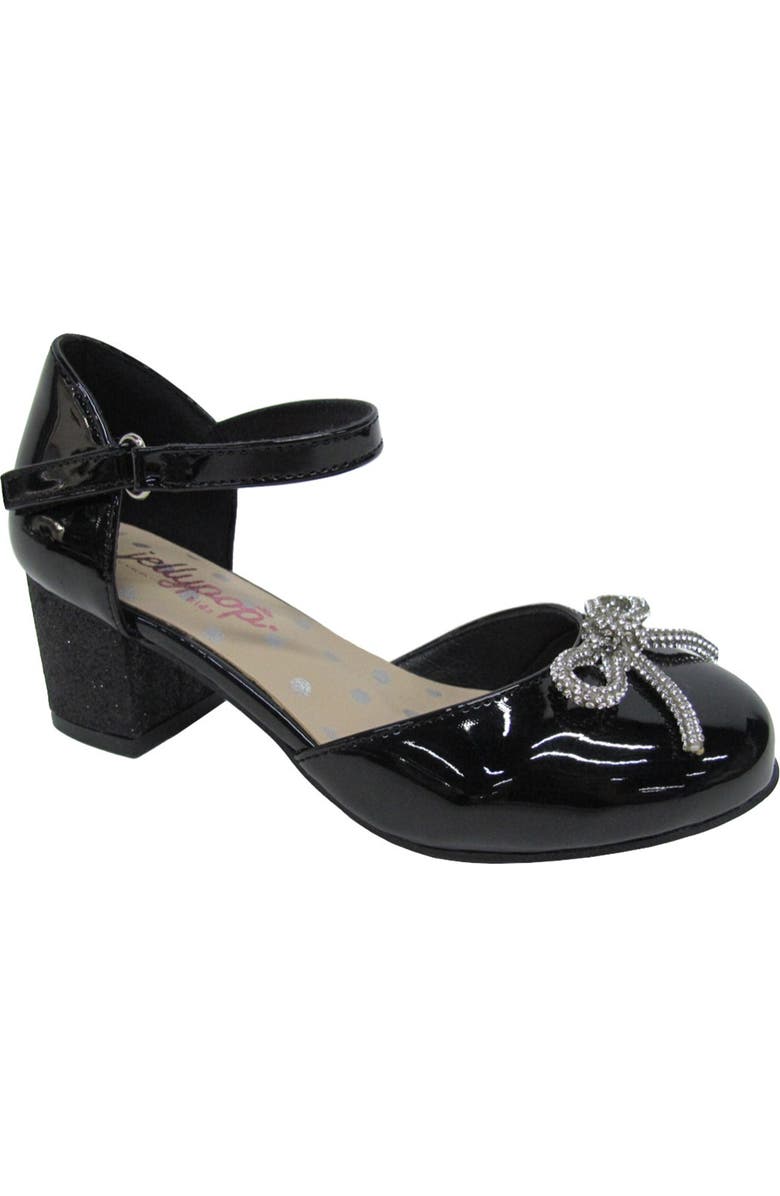 JELLYPOP Kids' Audrina Bow Pump, Main, color, Black
