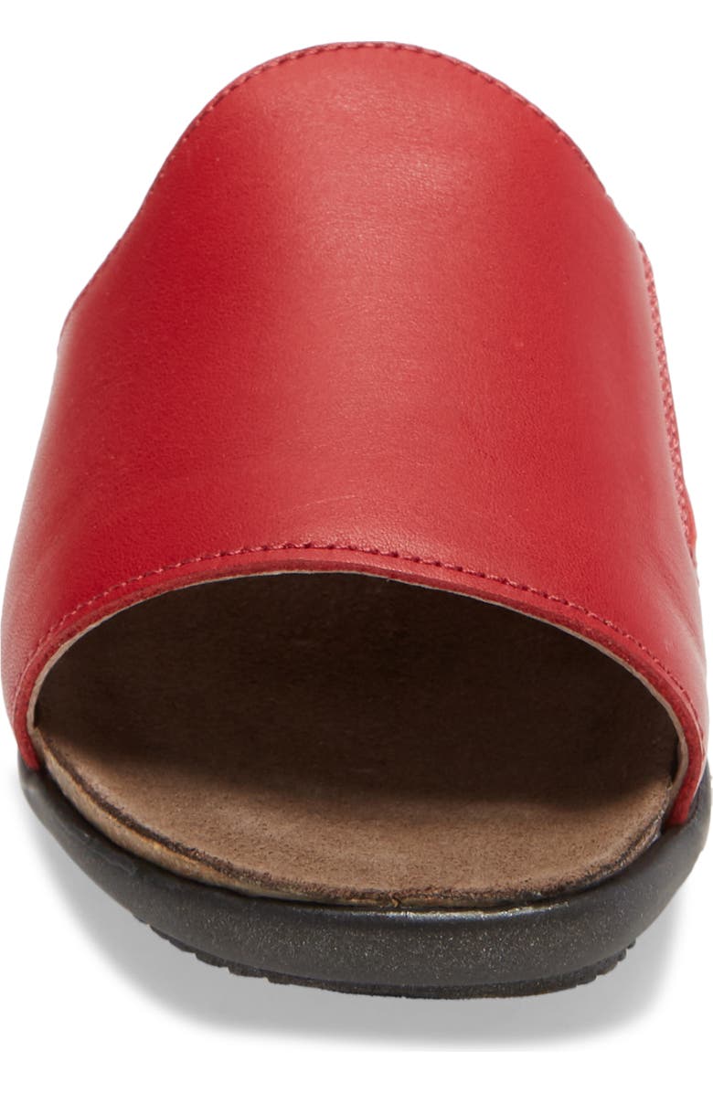 Naot Skylar Slide Sandal, Alternate, color, Kiss Red Leather