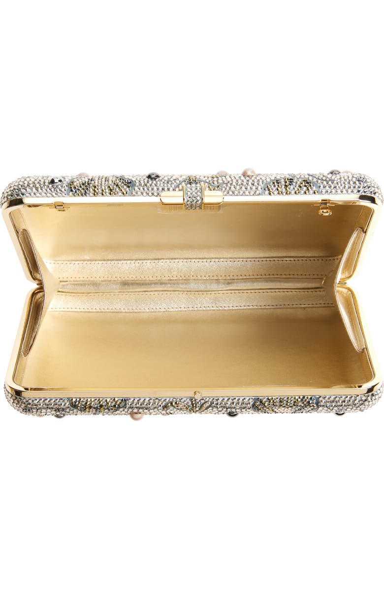 JUDITH LEIBER COUTURE Shelby Slim Slide Clutch, Alternate, color, Champagne Venus Mult