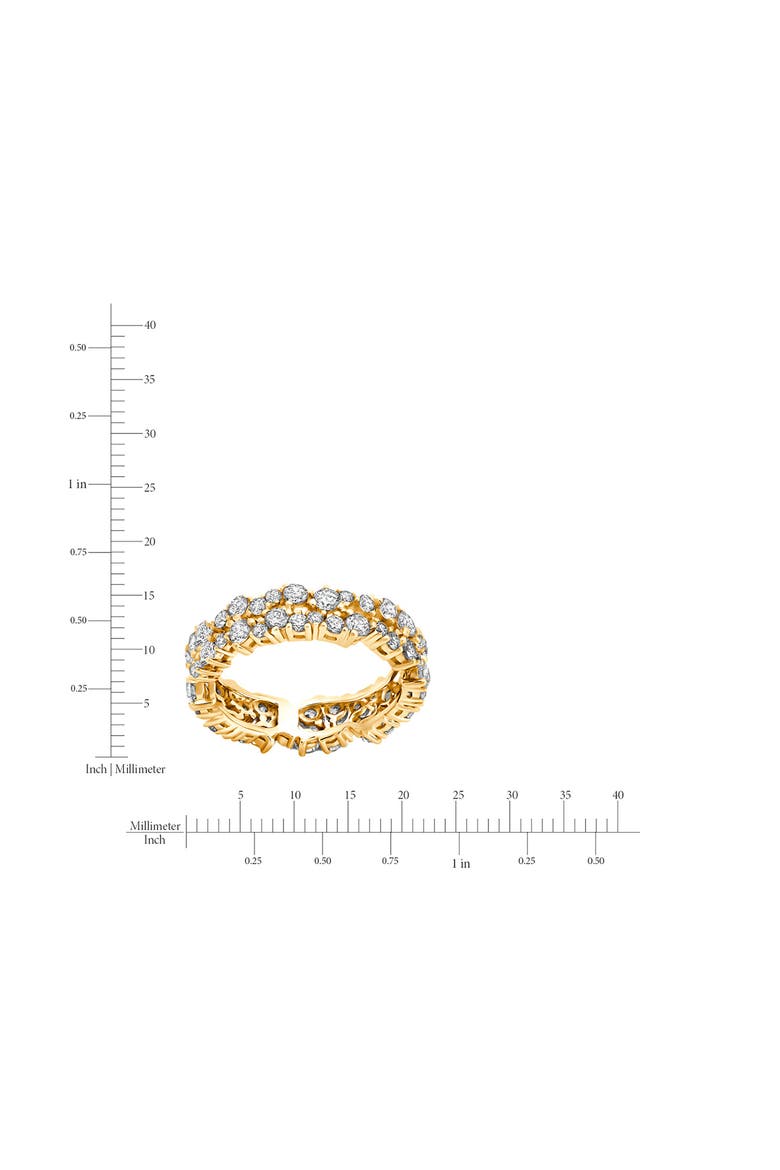 Multicluster Cubic Zirconia Ring, Alternate, color, 18KYG/ CLEAR STONE