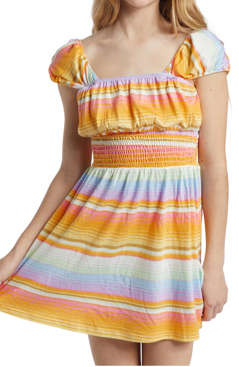 Billabong Kids' Stripe Cover-Up Dress, Alternate, color,