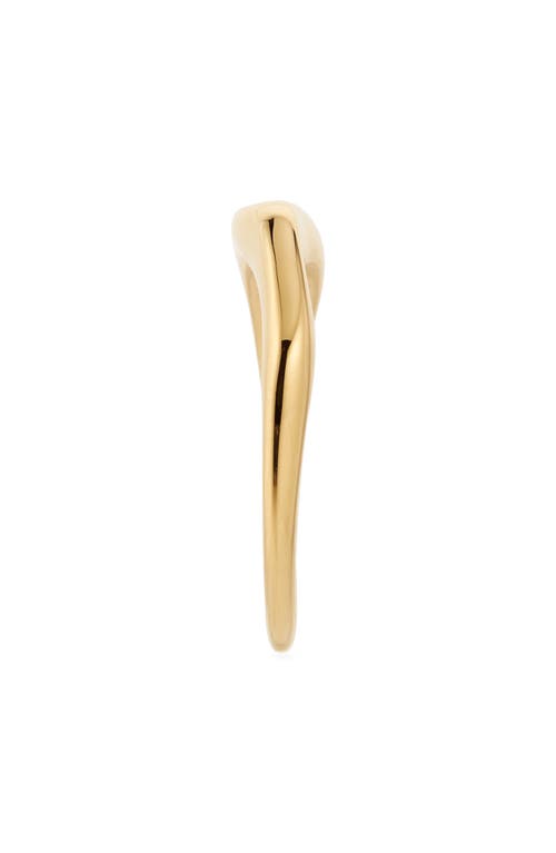 Monica Vinader Antica Stacking Ring In Brown