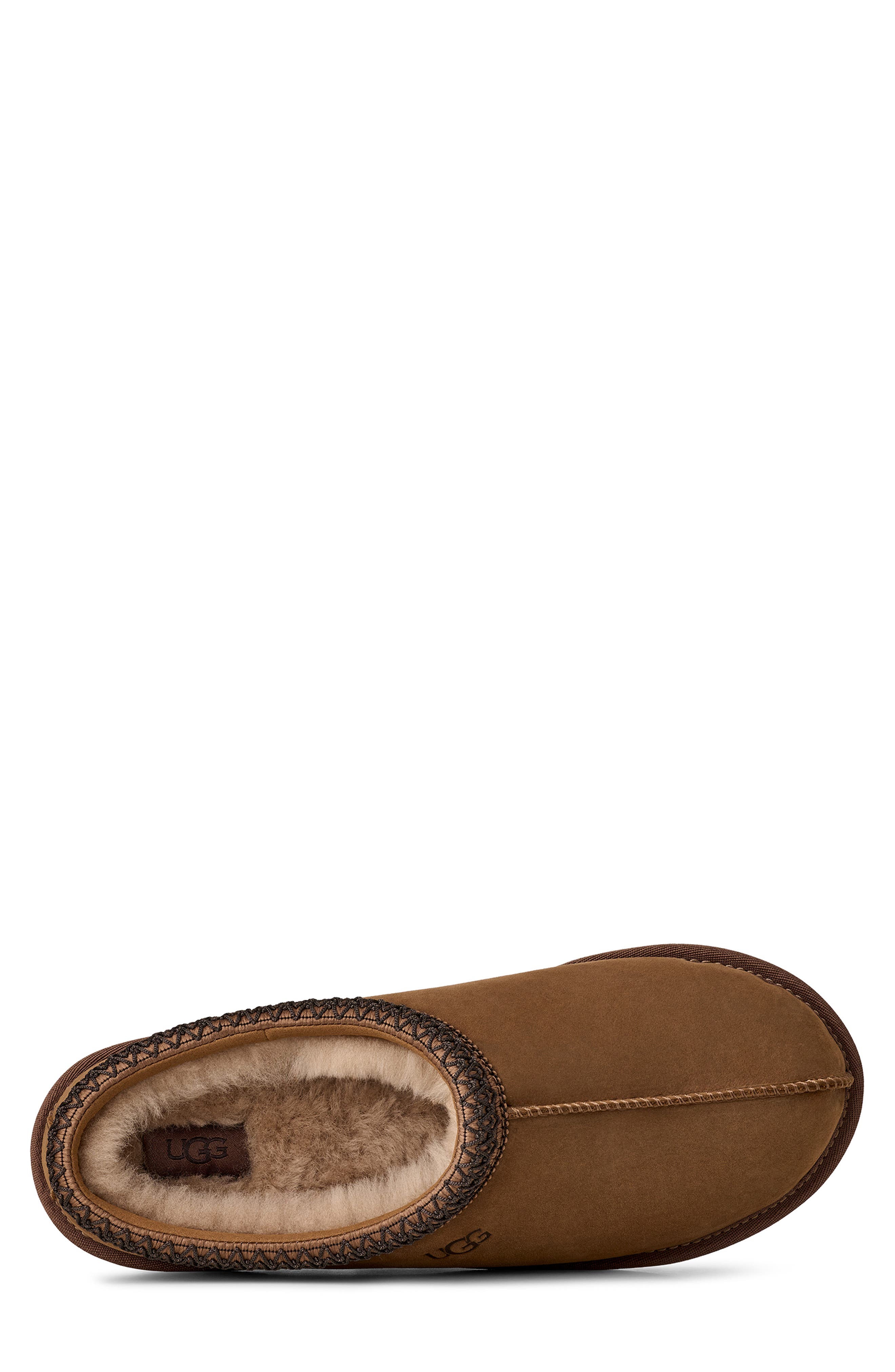 UGG<sup>®</sup> Tasman II Genuine Fur Lined Waterproof Slippers, Alternate, color, Dark Chestnut