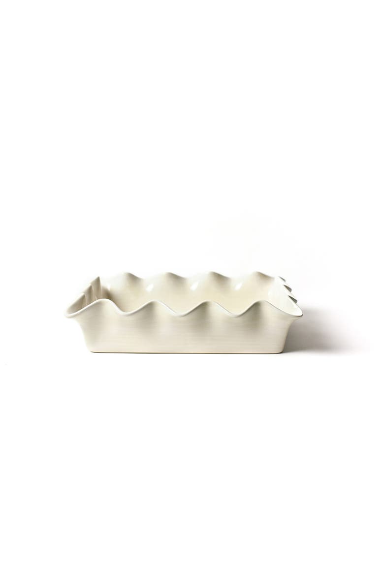 Signature White 13 Ruffle Casserole, Alternate, color, White