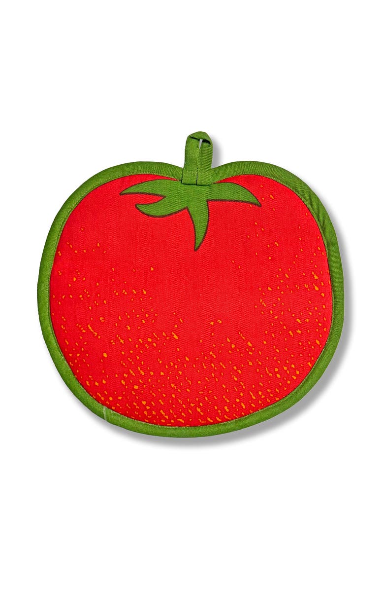 The Neighborgoods Avocado & Tomato Pot Holders Set of 2, Alternate, color, Green