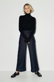 H&M Wide High Ankle Jeans