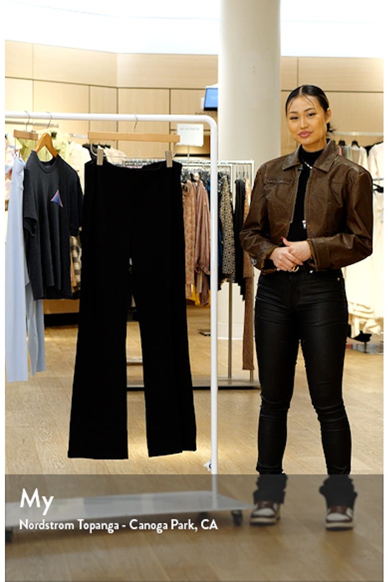 'Lyssentials Elysse High Waist Wide Leg Ponte Pants video
