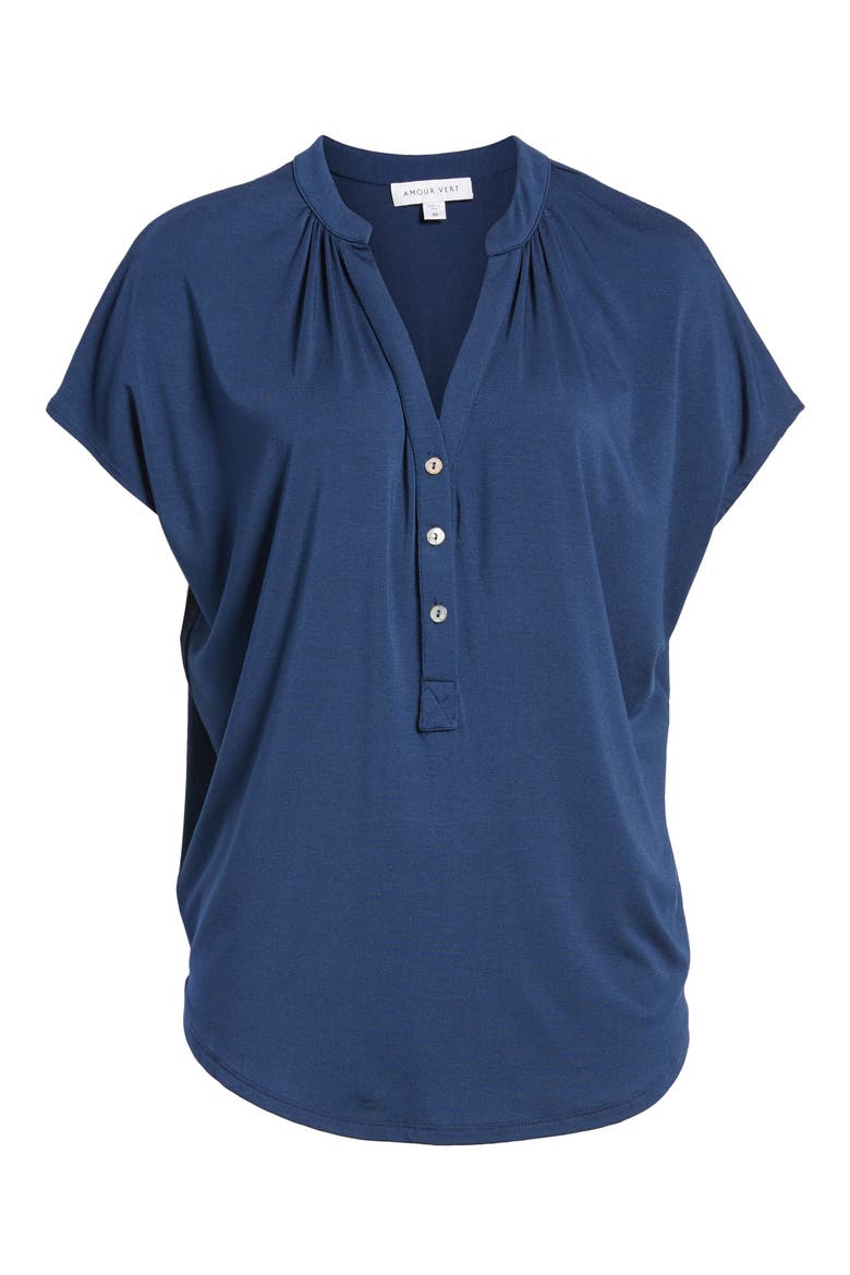 Eden Top, Alternate, color, NAVY