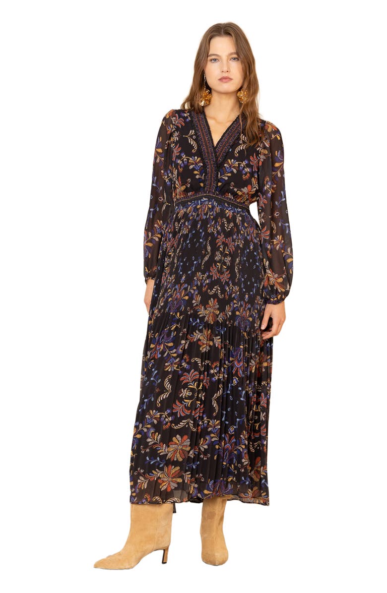 Hale Bob Alisson Chiffon Maxi Dress, Main, color, 