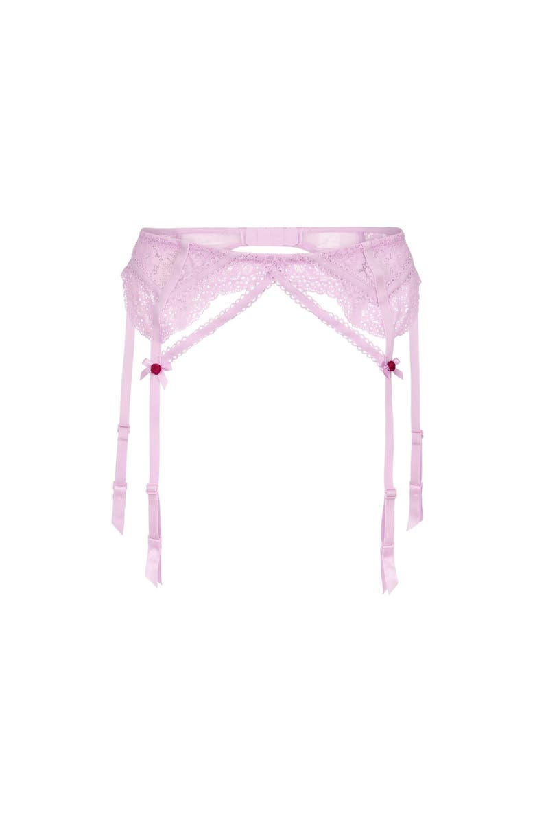 Adore Me Aziza Garter Belt Lingerie, Alternate, color, 