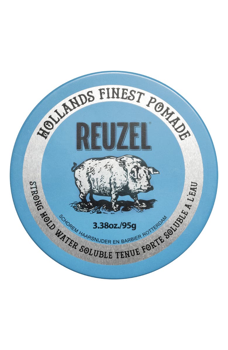 REUZEL Blue Strong Hold Water Soluble Pomade, Main, color,