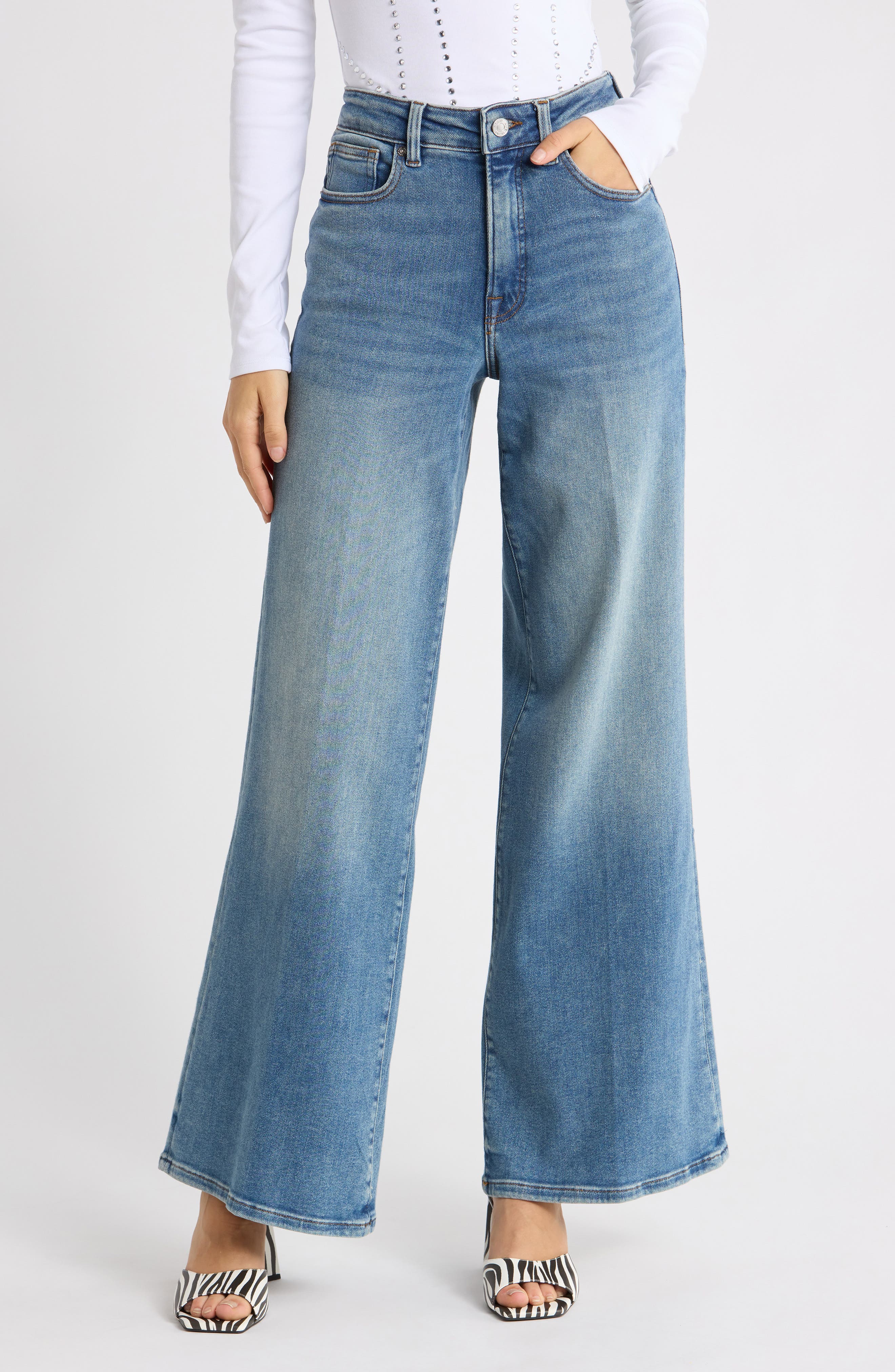 Good Waist Palazzo Jeans