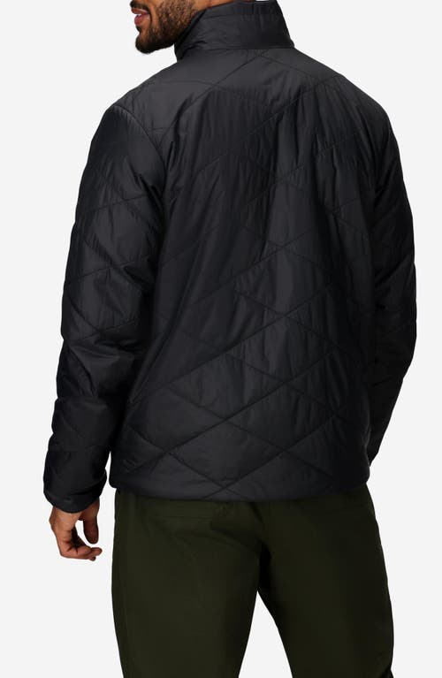 Marmot Onward Water Repellent Insulated Hooded Jacket In Black