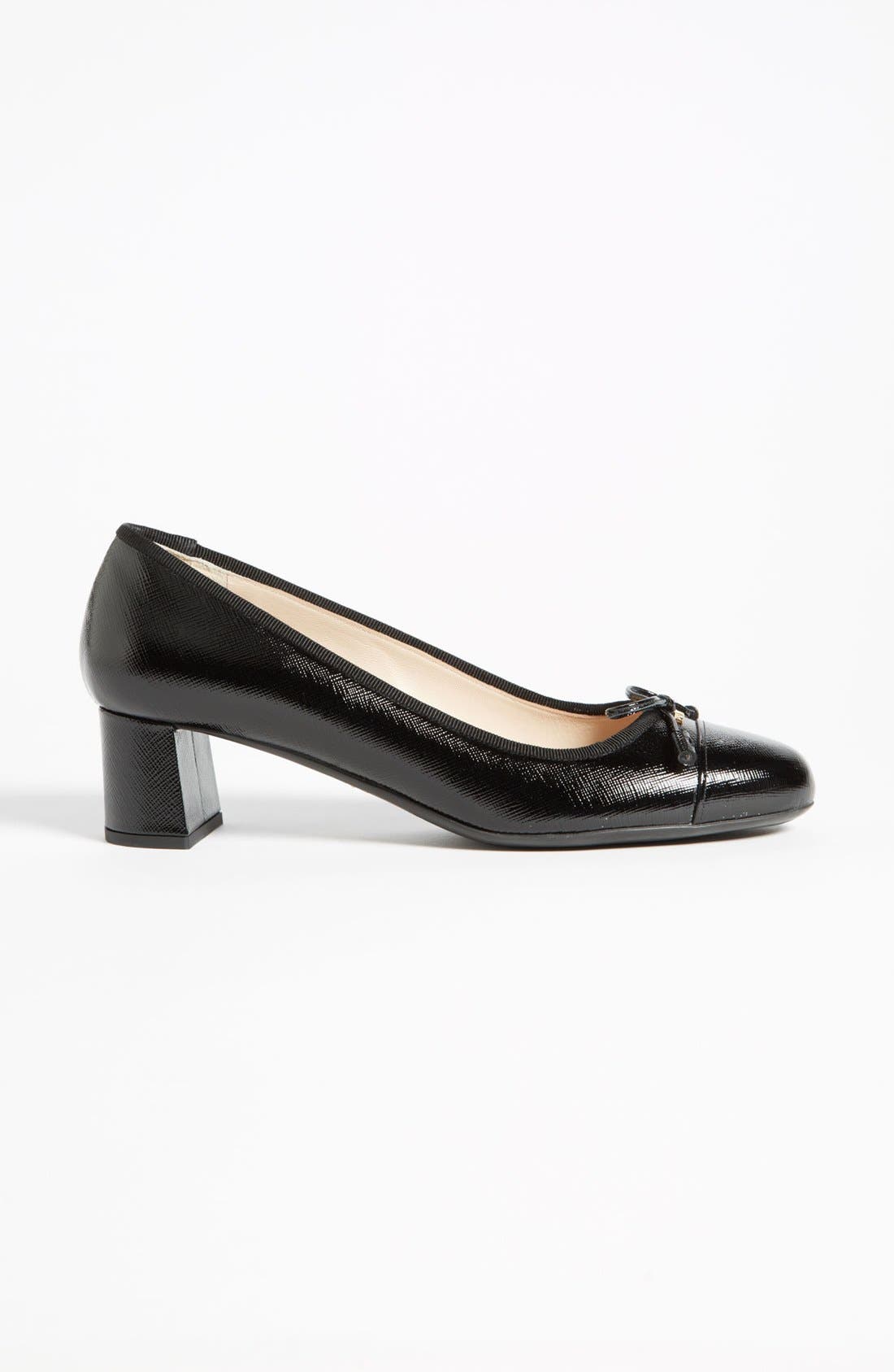 Prada Cap Toe Pump, Alternate, color, 