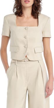 Favorite Daughter The Mayfair Linen Blend Top
