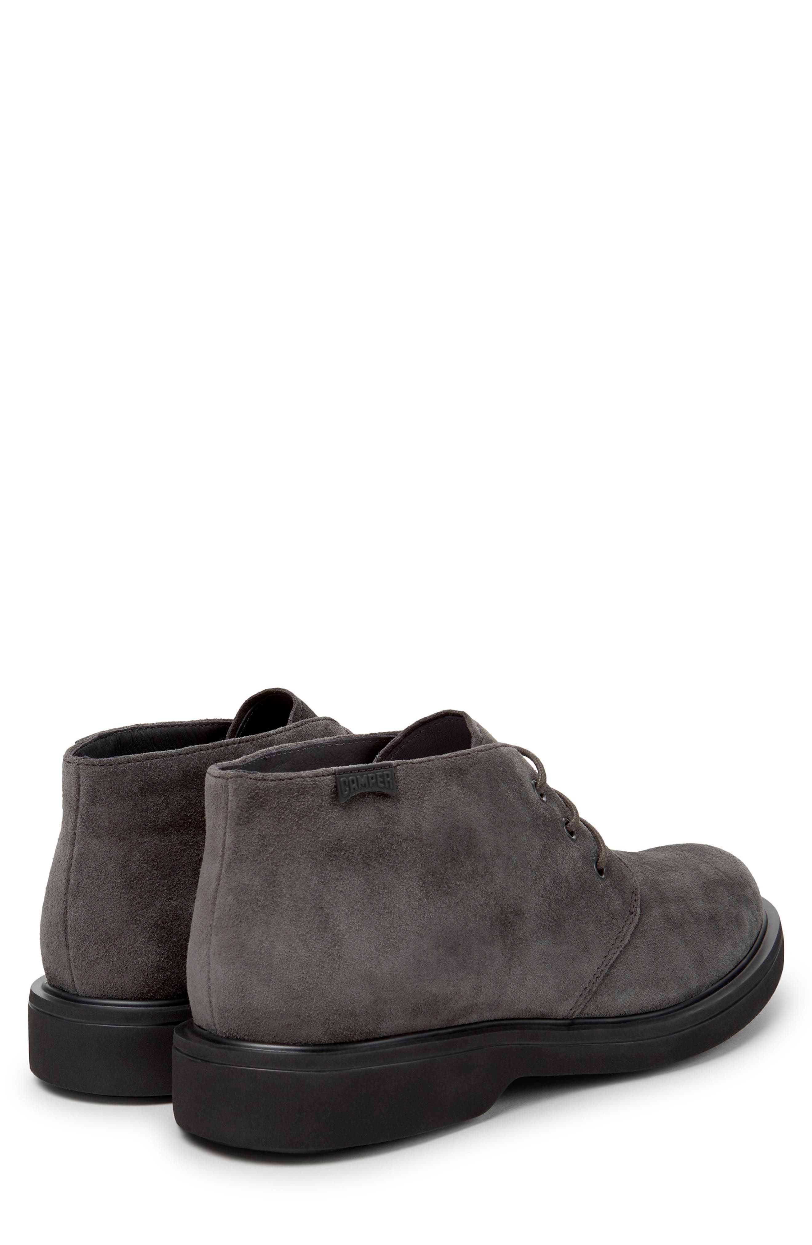 Norman Leather Desert Boot, Alternate, color, DARK GRAY
