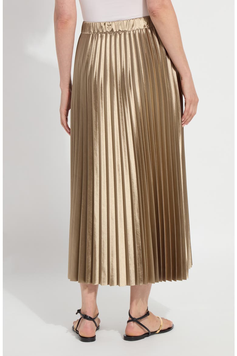 Nina Pleated Midi Skirt & Bag, Alternate, color, CELADON