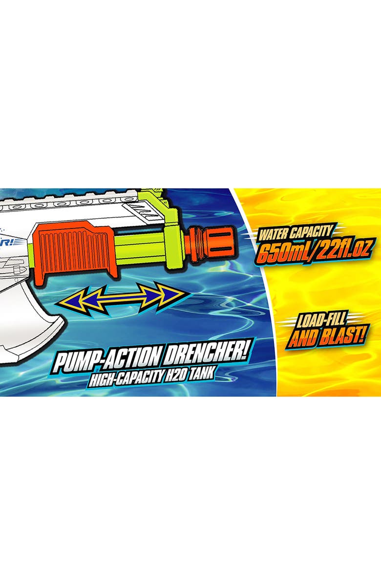 Lanard Water Blaster, Saturator, 20 Inch Pump Action Toy, Alternate, color, Multicolored
