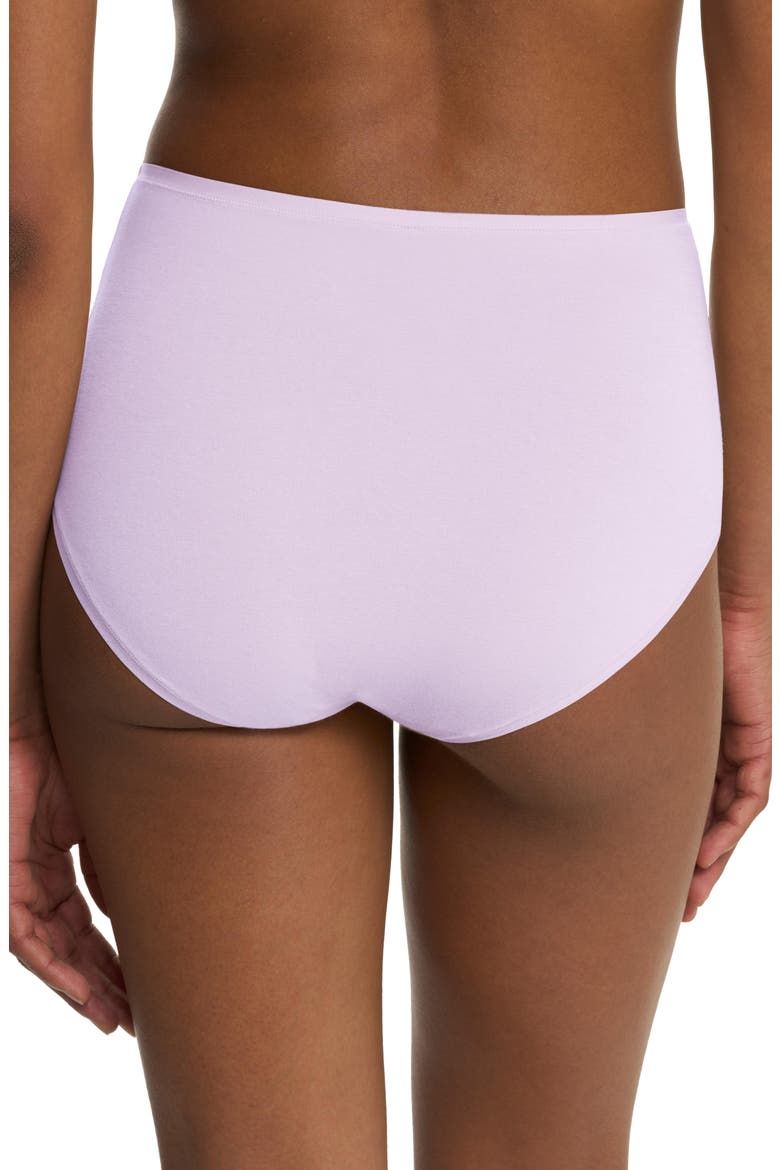 Bliss Bare Cotton High Waist Brief, Alternate, color, Pale Purple
