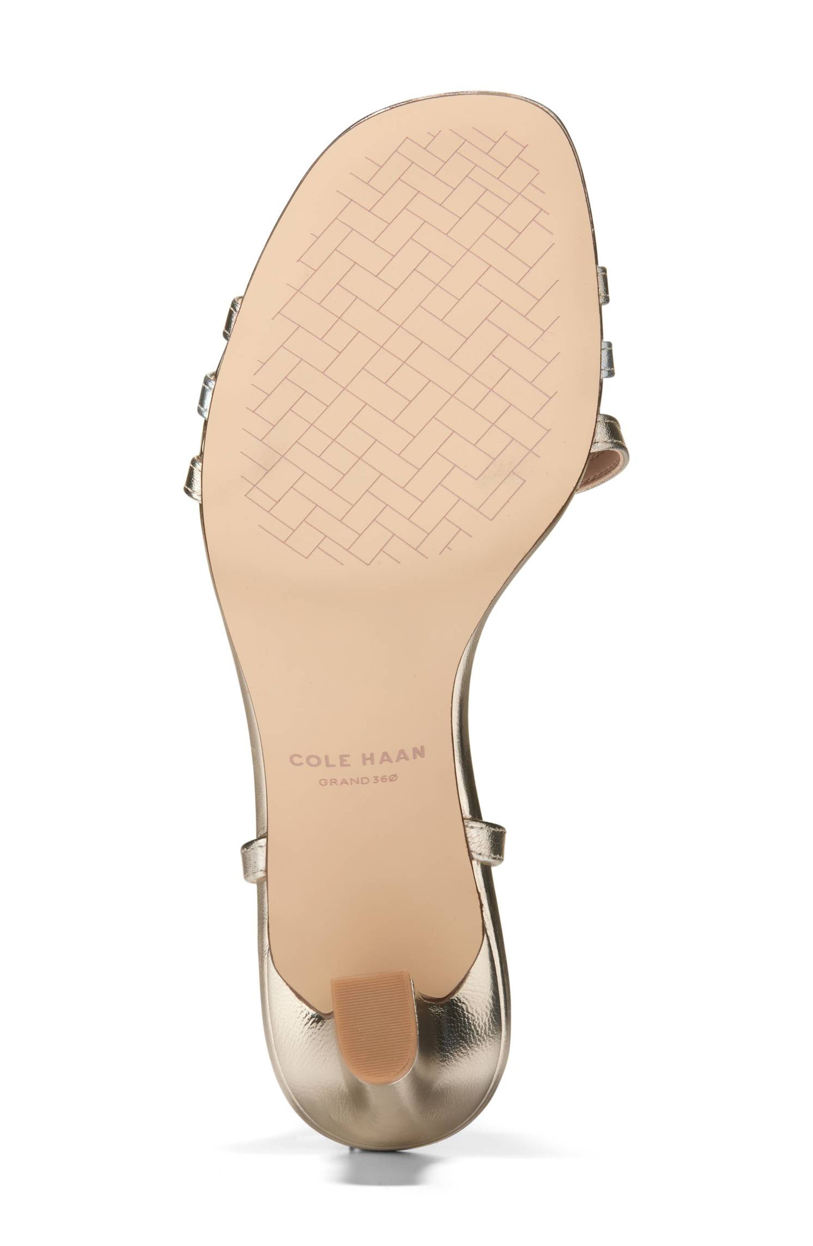 Michelina Strappy Sandal, Alternate, color, SOFT GOLD/ SILVER LEATHER