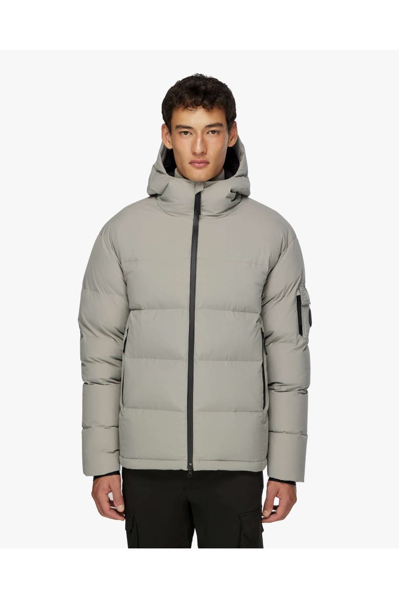 DAWSON | Hooded Recycled Down Winter Jacket, Alternate, color, Ice