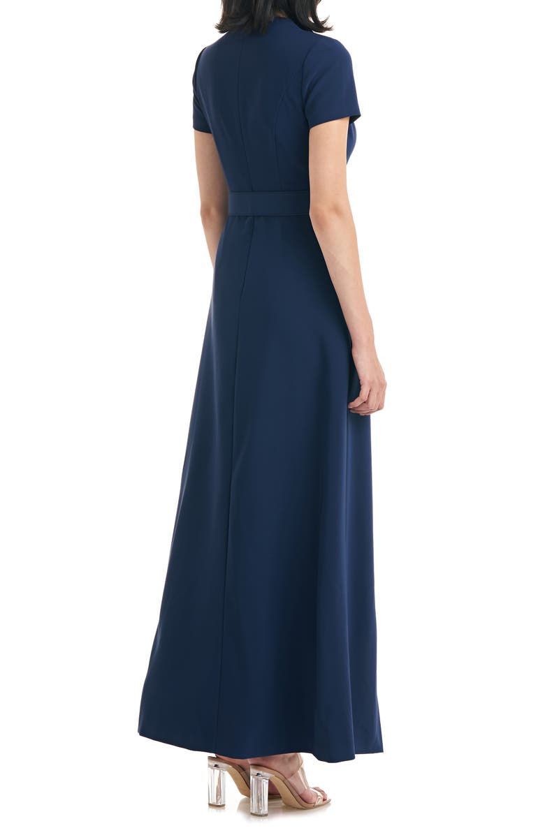 Kay Unger Garcelle Asymmetric Neck Maxi Romper, Alternate, color, 