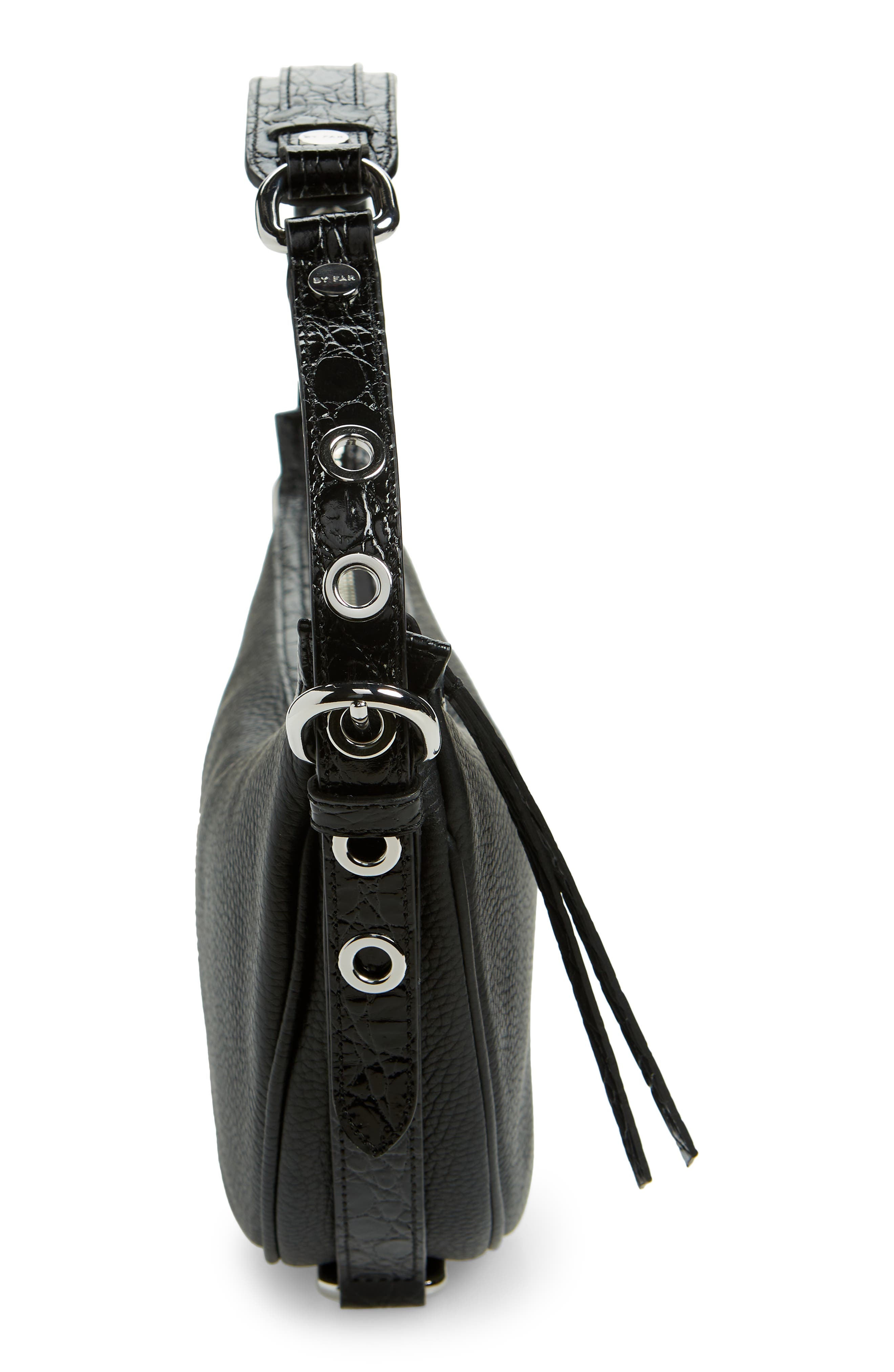 By Far Gib Leather Shoulder Bag, Alternate, color, 