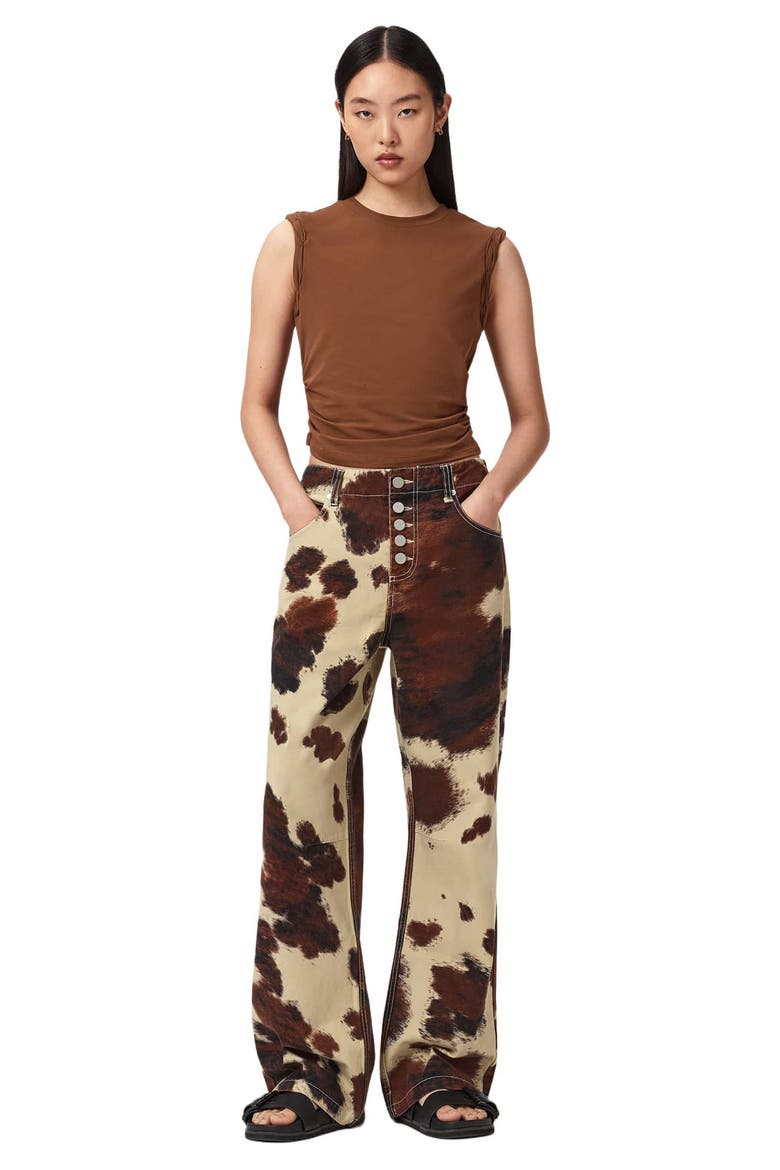 Tay Carpenter Jeans, Alternate, color, COW PRINT