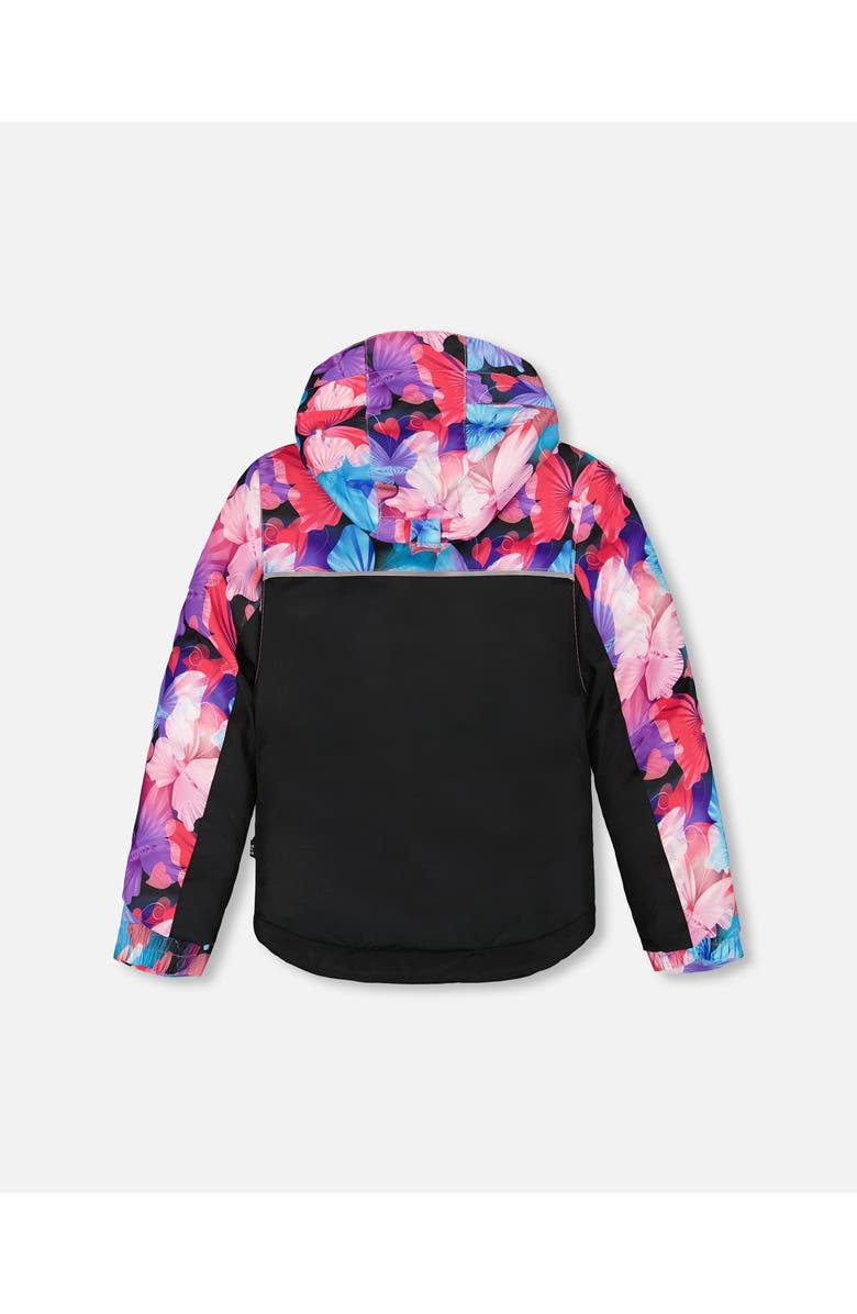 Deux par Deux Two-Piece Play Snowsuit Butterfly, Alternate, color, Black