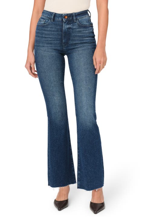 Nao Raw Hem Bootcut Jeans (Huntington)