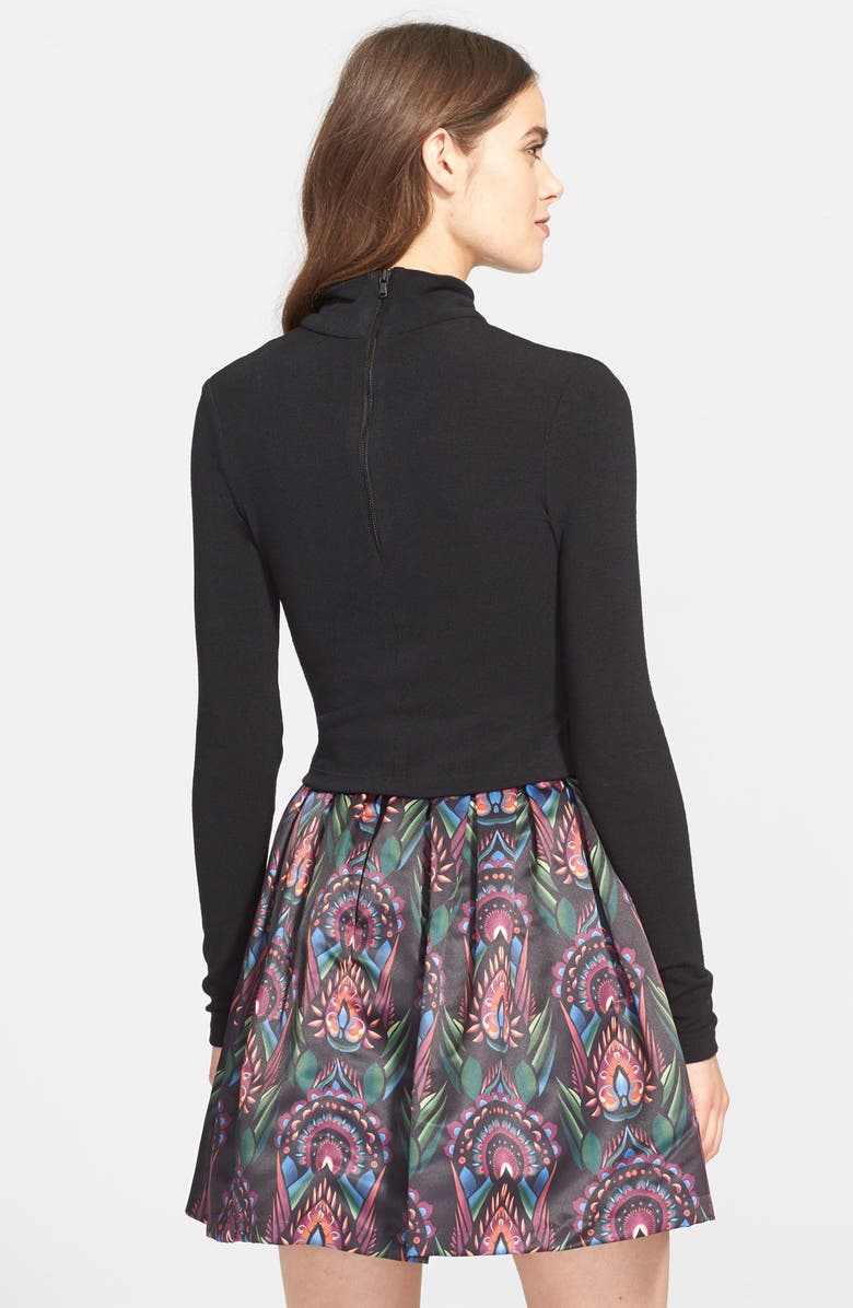 Alice + Olivia 'Garrison' Mock Turtleneck, Alternate, color, 