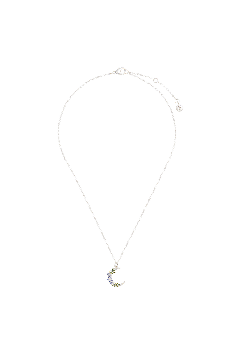 Nightshade Moon Silver Chain Necklace, Alternate, color, Silver