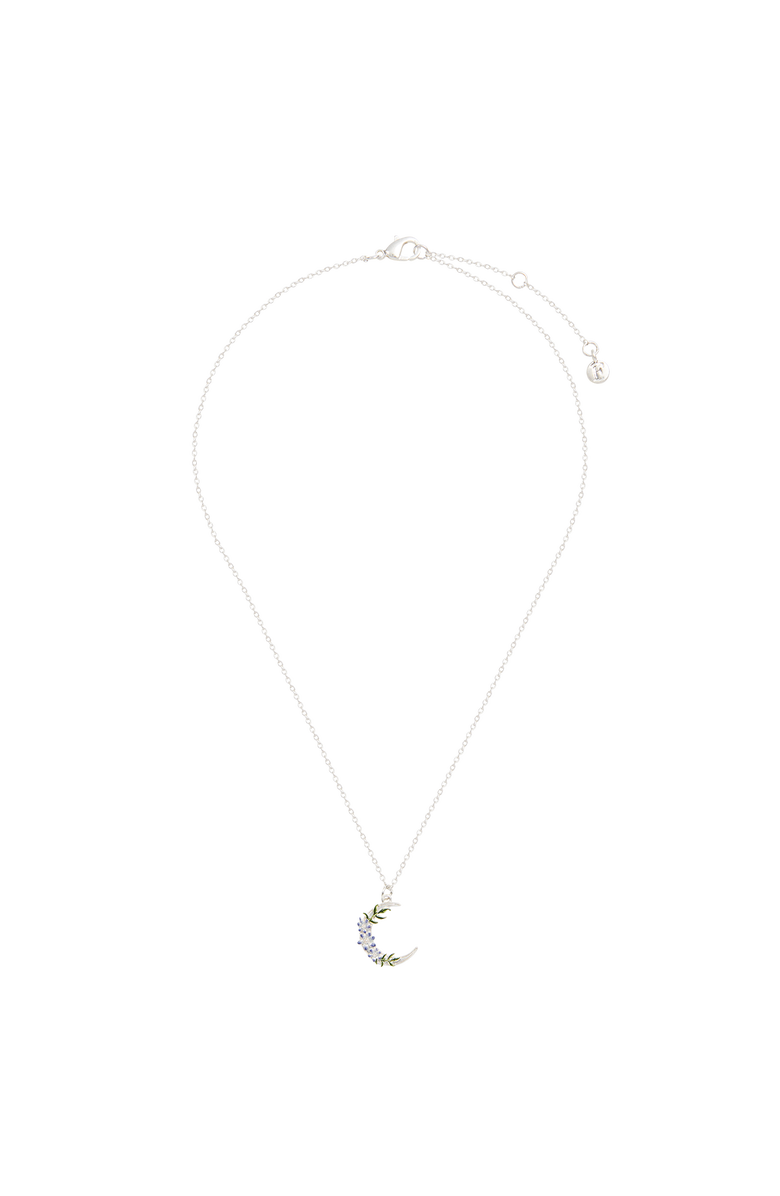 Fable England Nightshade Moon Silver Chain Necklace, Alternate, color, Silver