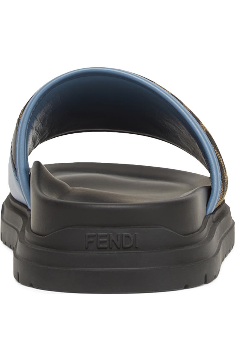 Fendi Diagonal Slide Sandal, Alternate, color,