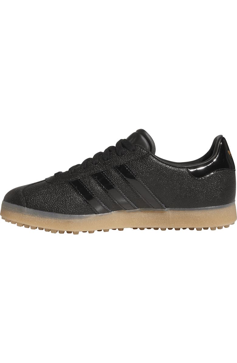 adidas Gazelle Golf Sneaker, Alternate, color, Core Black/ Black/ Gum