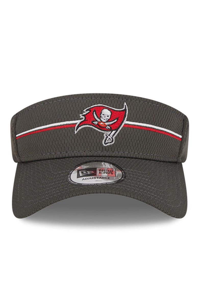 New Era Men's New Era Pewter Tampa Bay Buccaneers 2023 NFL Training Camp Adjustable Visor, Alternate, color, 