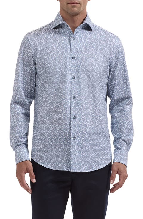 Devon OoohCotton® Print Button-Up Shirt