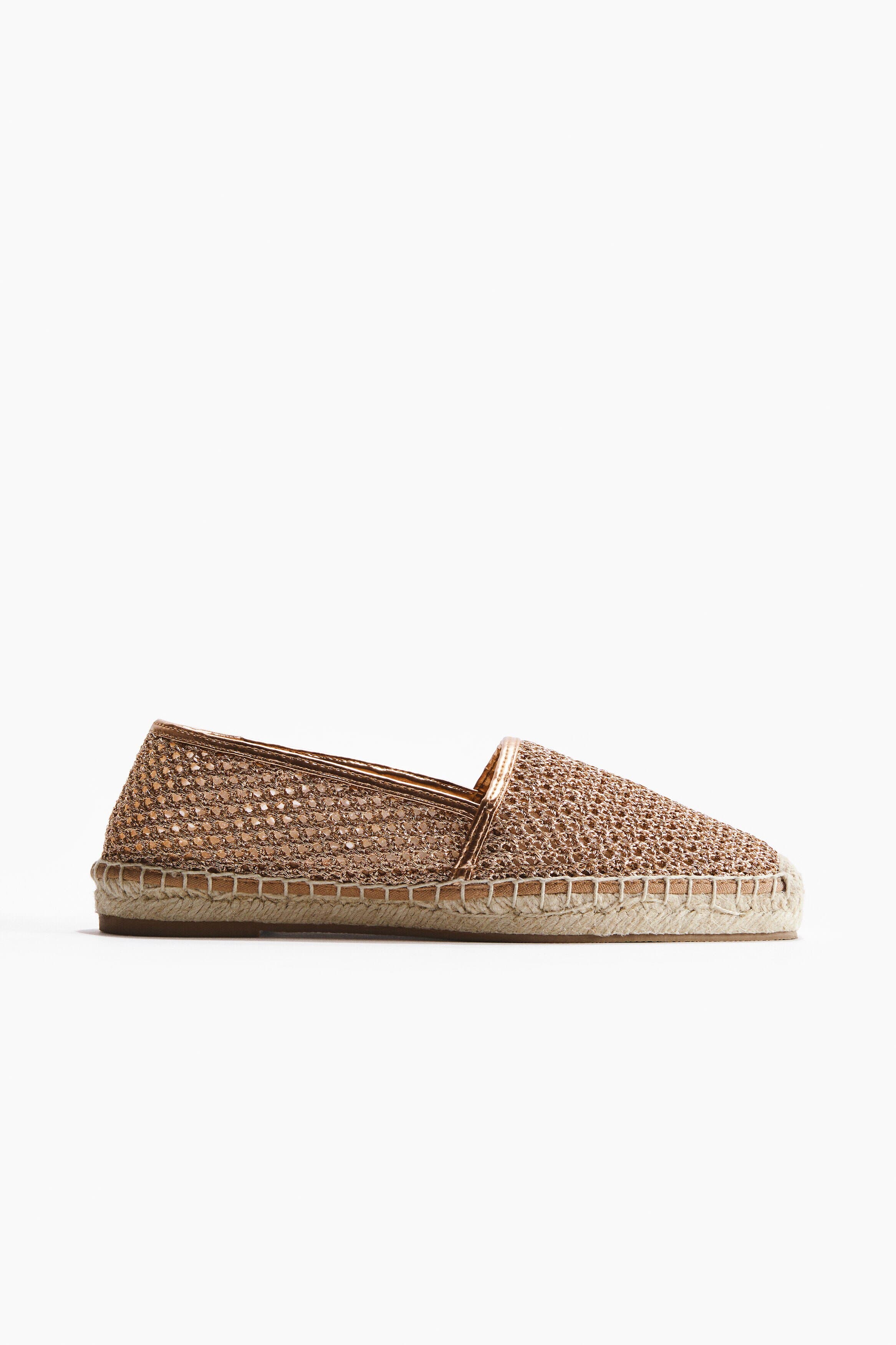 H&M Espadrilles, Main, color, Gold-Colored