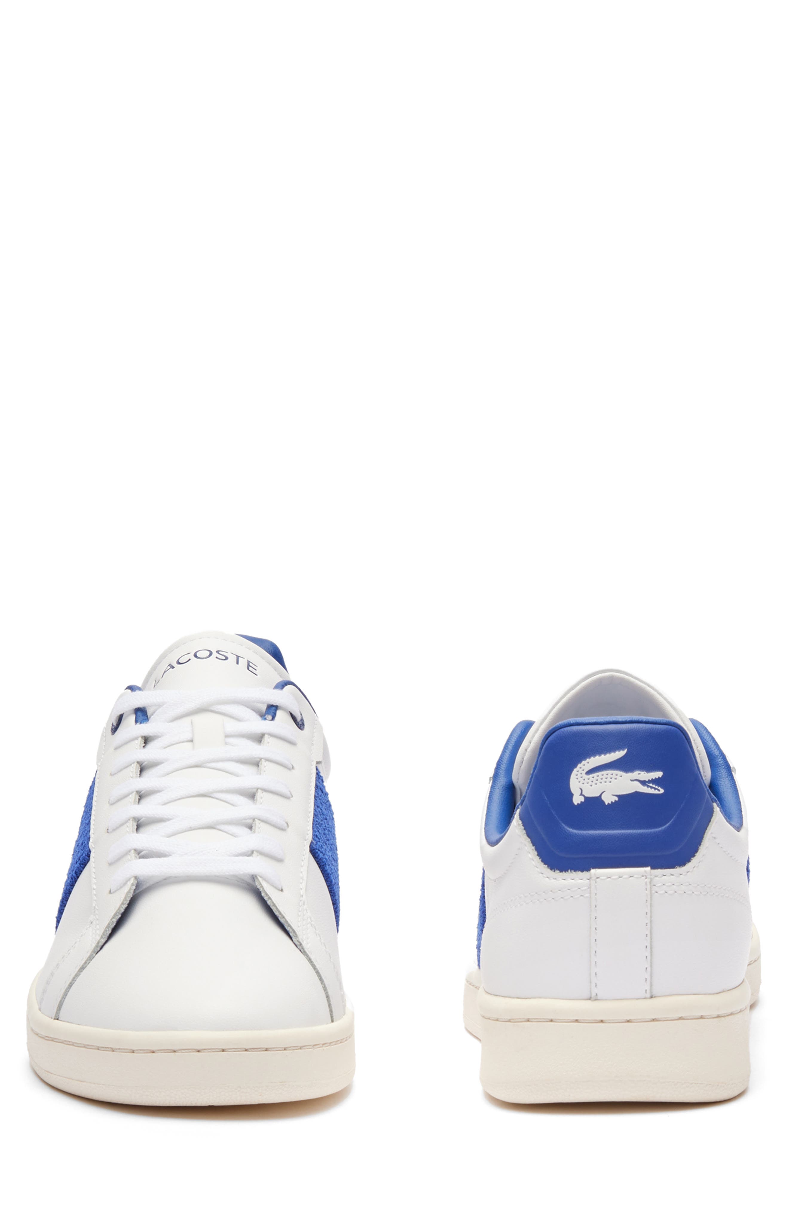 Lacoste Carnaby Pro Sneaker, Alternate, color, White/ Blue