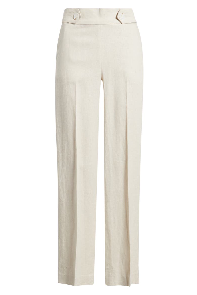 Pull-On Crop Wide Leg Pants, Alternate, color, NATURAL GRAIN