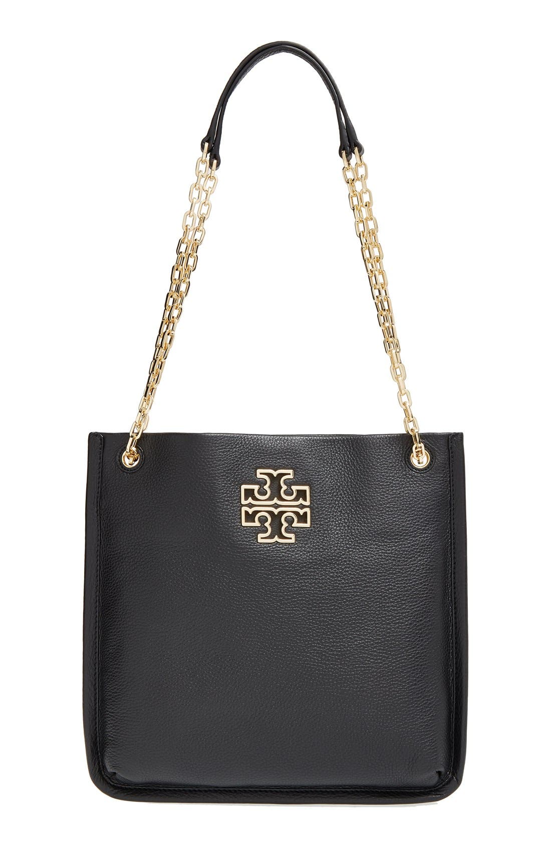 Tory Burch 'Britten' Leather Swingpack, Main, color, 