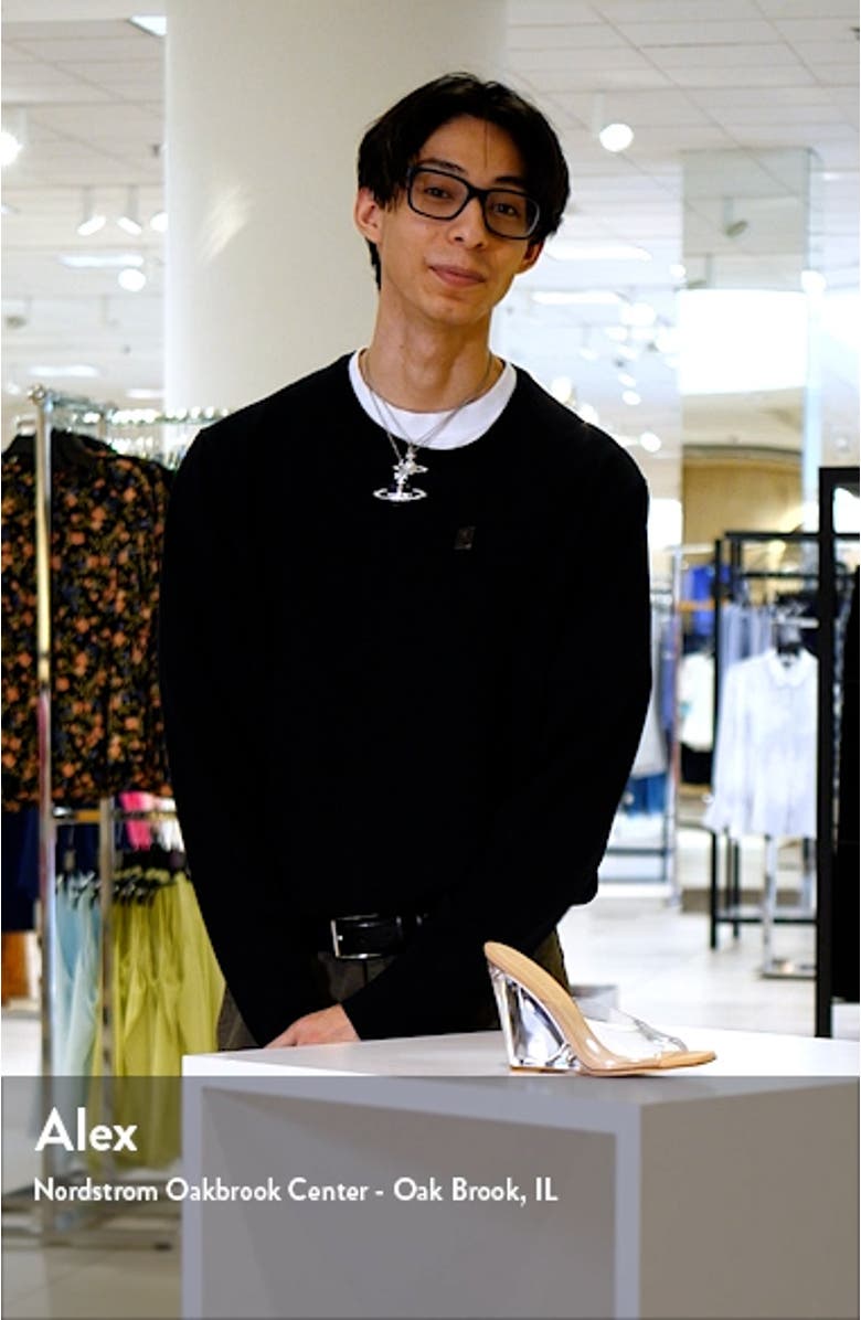 Tia 100 Lucite<sup>®</sup> Wedge Sandal, sales video thumbnail