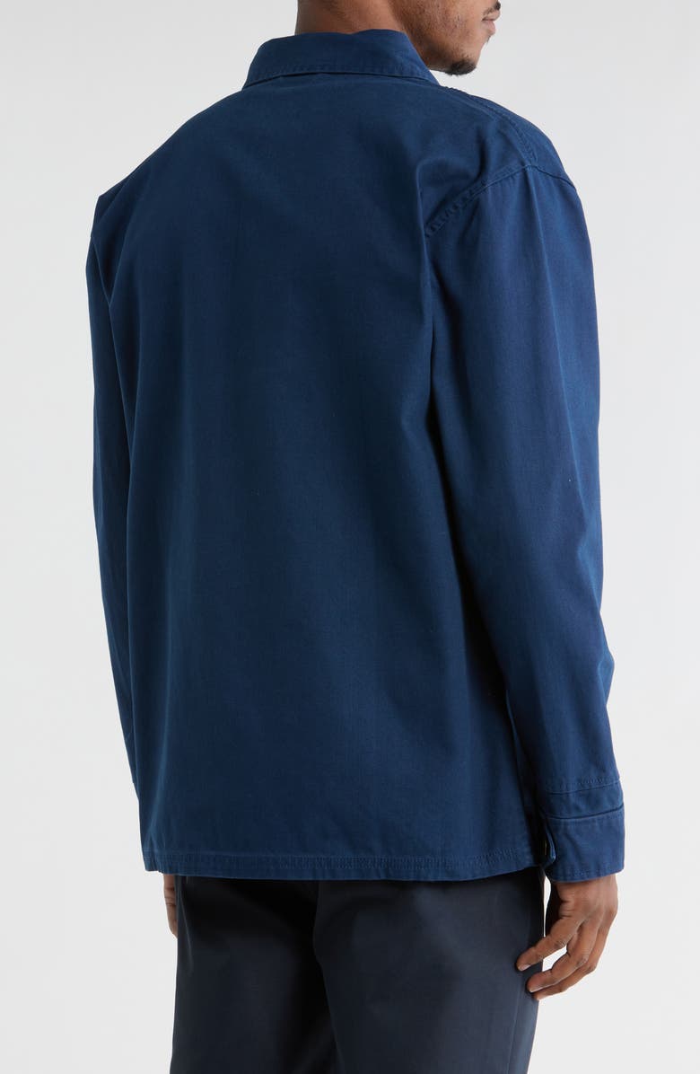 Imperfects Cunningham Organic Cotton Canvas Coat, Alternate, color, Banks Street Blue